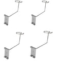 Chrome Hat Holder For Gridwall Panel Single Cap Display Hook Metal