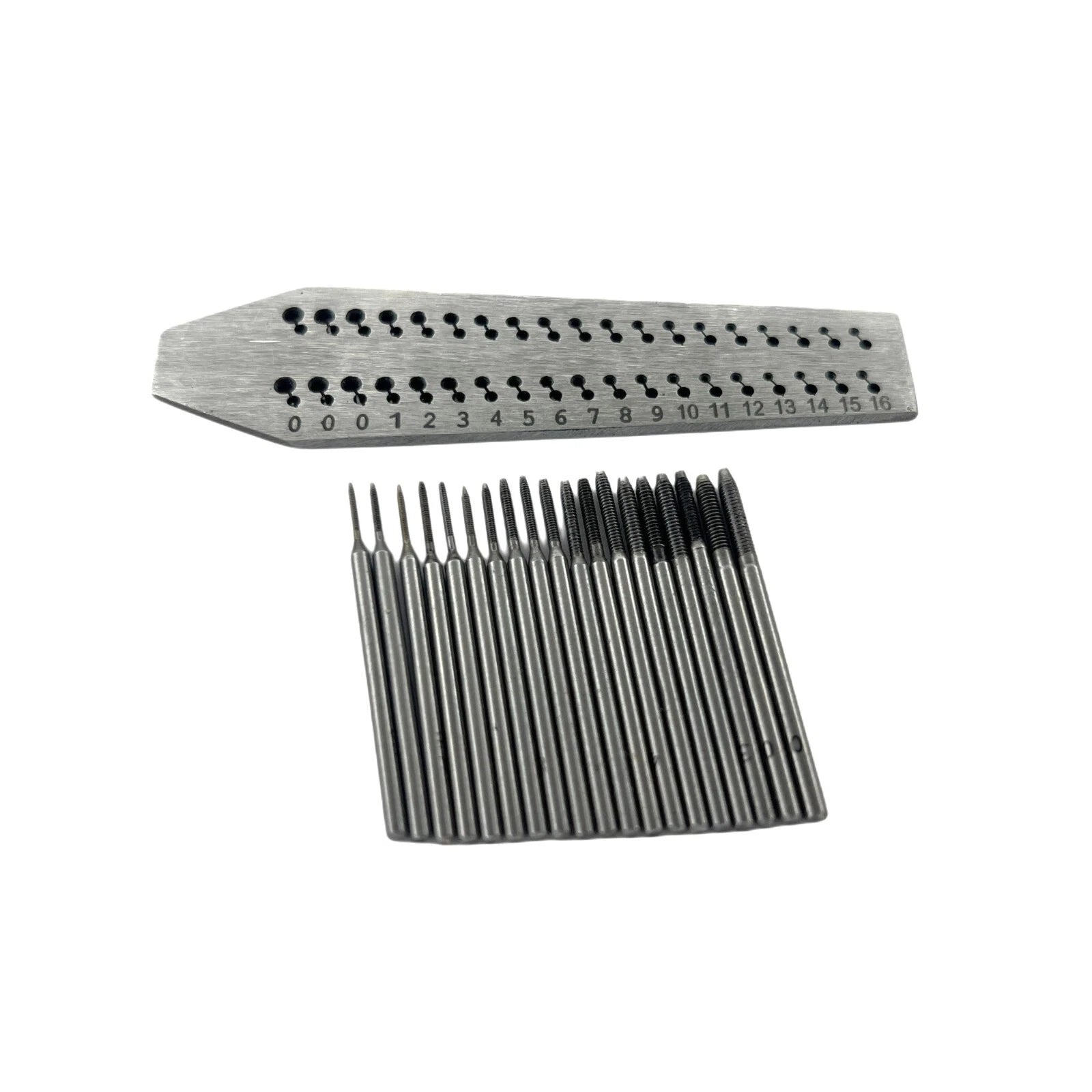 Screw Plate With 19 Taps Hole Size: 0 To 16 | Tap And Die Set For