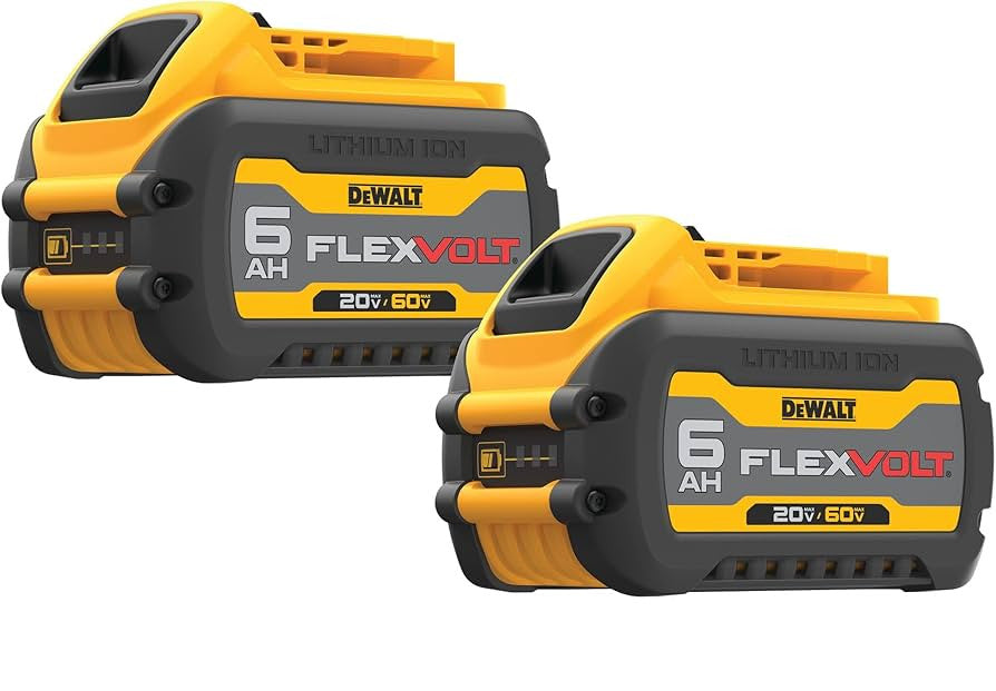 DeWalt Genuine FlexVolt Batteries 54V/60V 6Ah x 2