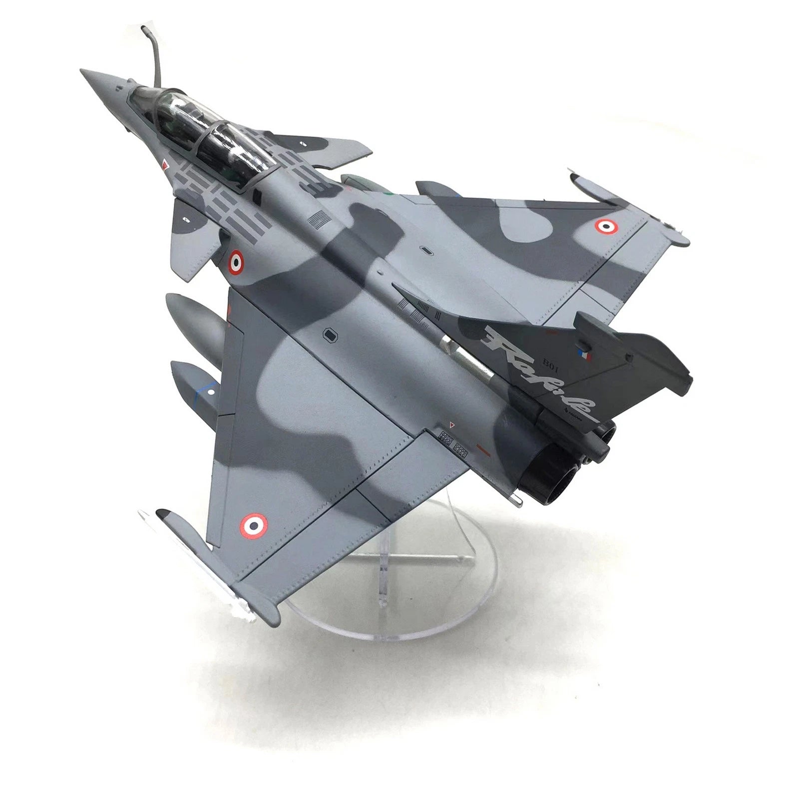 1:72 Air Force Rafale B Two-seat Camouflage Version Alloy Fighter