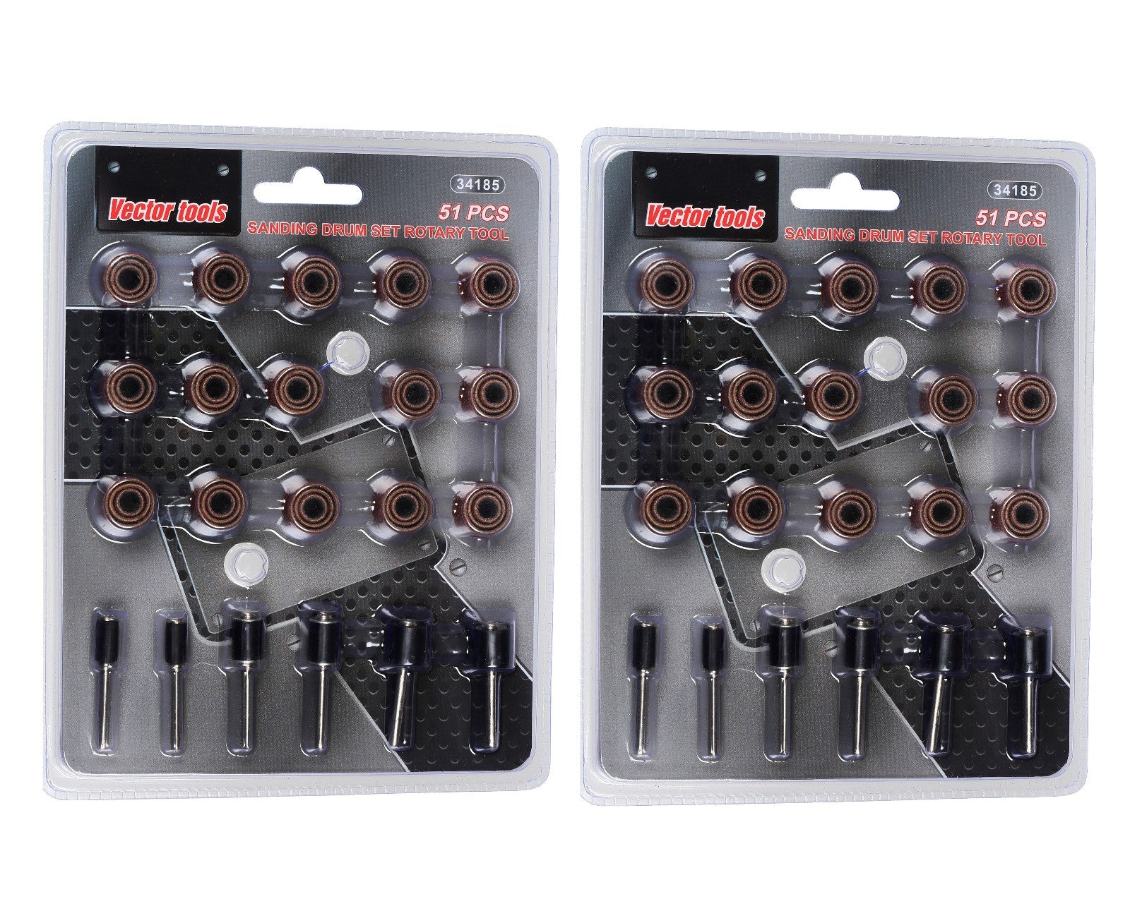 Rotary Sanding Drum Kit 102pc with Mandrels