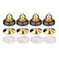 Shockproof Speaker Spike Golden Copper Stand Feet Cone Base Pads
