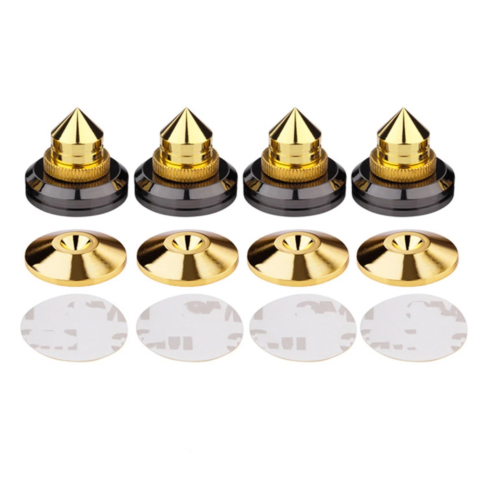 Shockproof Speaker Spike Golden Copper Stand Feet Cone Base Pads