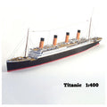 1:400 Memorial British Titanic Cruise Paper Model Unassembled Ship