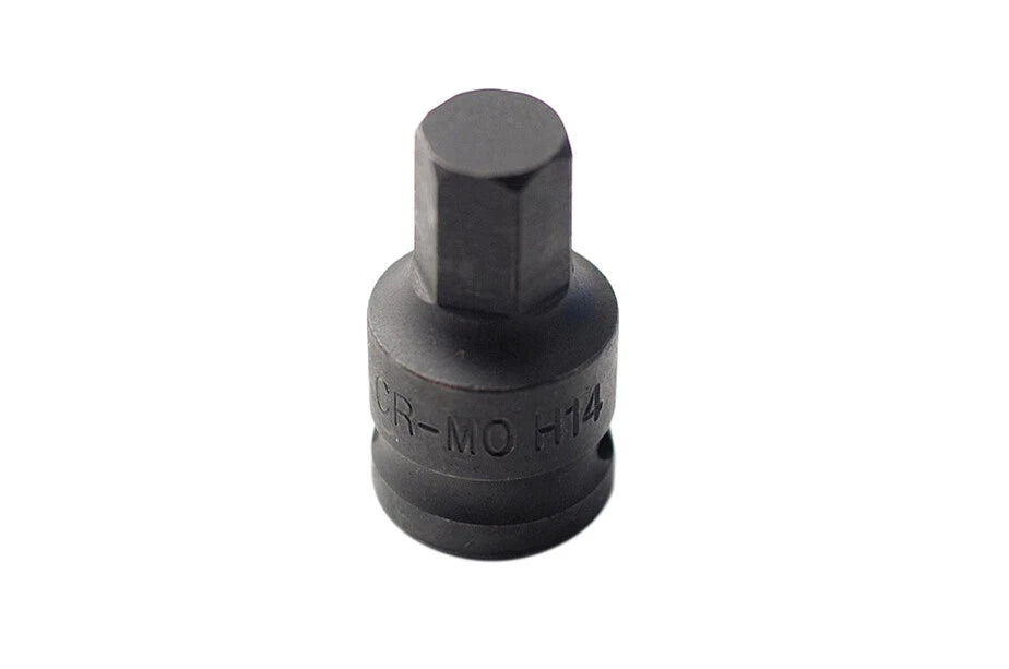 Cr-Mo 1/2" Dr. Shaft Hub Nut Oil Drain Plug Impact Hex Allen Bits: H14,17,19mm