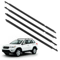 4pcs Window Weatherstrip Seal Belt Outer Molding Trim for Toyota RAV4 2006-2008