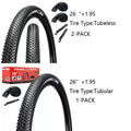 Chao YANG 1PC/2PC Mountain Bike Tire Replacement Kit 26"×1.95" 2C-MTB