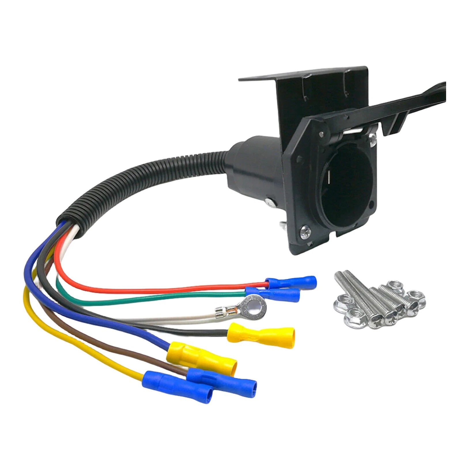7pin Trailer Connector Adapter Repairing Accessories Car Truck Plug