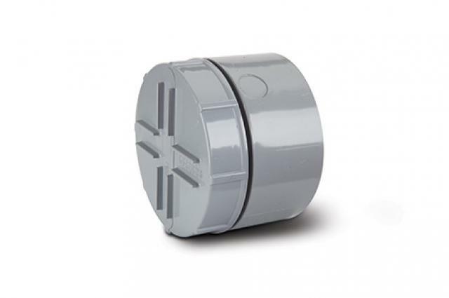 Polypipe 110mm Screwed Access Cap Grey