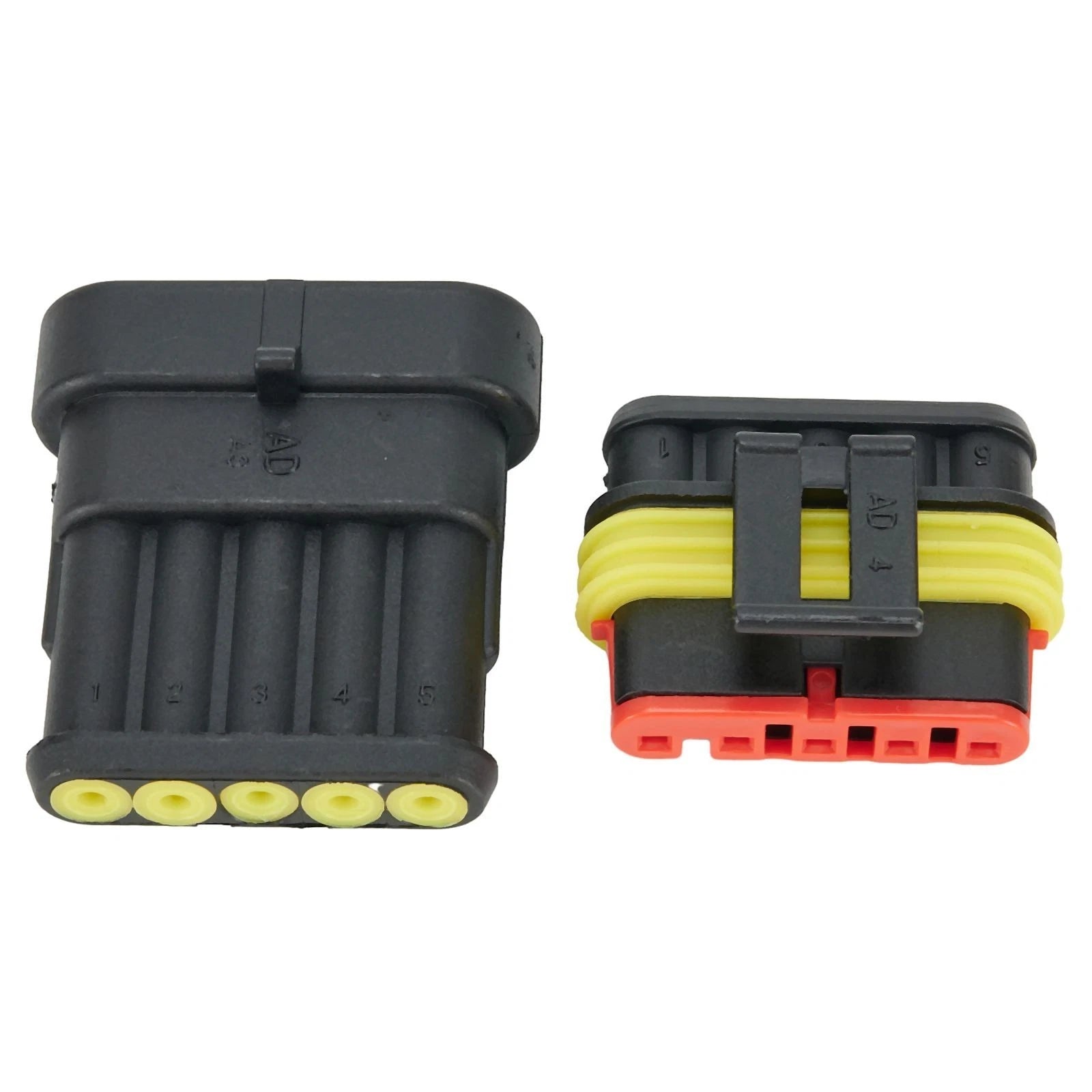 Electrical Waterproof Connector 1 For 2 3 4 5 6 Pin Way For Superseal