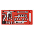 Flaring Swaging Tool Brake Line Tubing Copper Aluminum Extrusion Kit