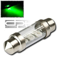 11x39mm 6 Smd 5050/3528 12V Bright Green Led Interior Dome/trunk