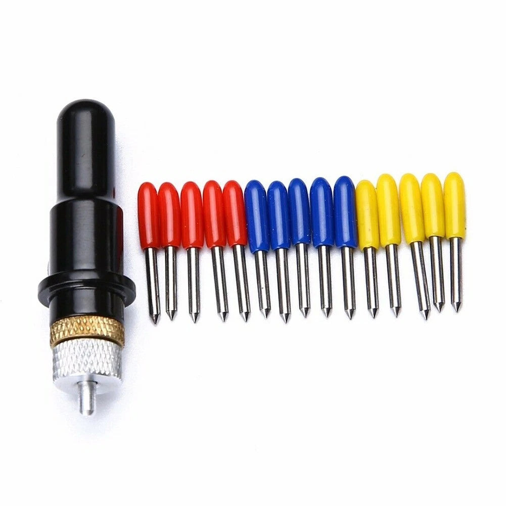 Blade Set With Holder For Roland Vinyl Plotter 15 Count Long Lasting