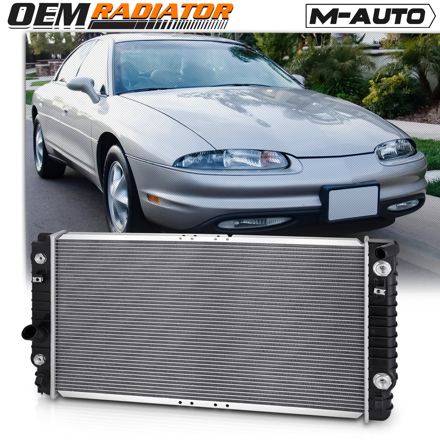 DPI 2490 Aluminum Core Engine Radiator OE Replacement f
