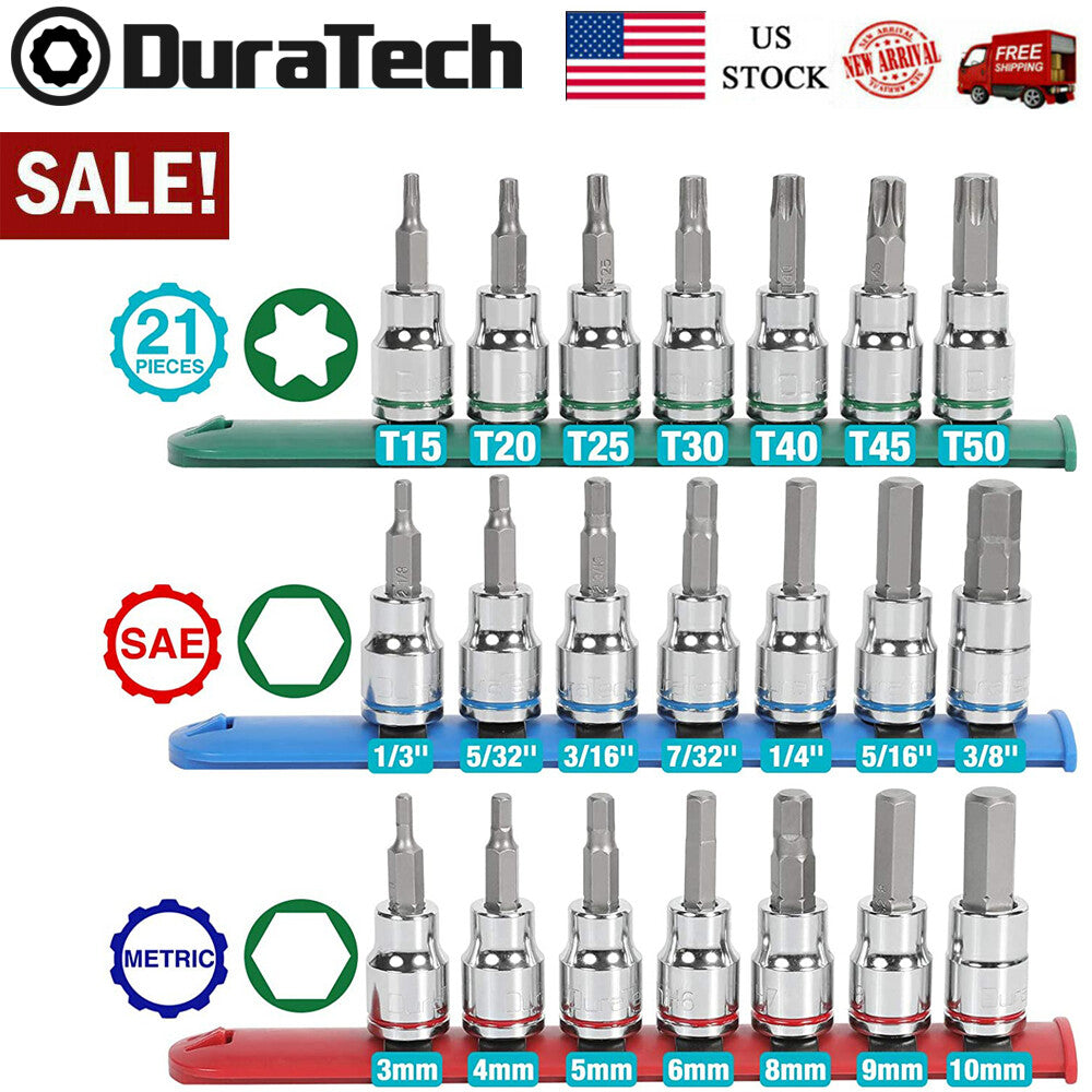 DURATECH 21-PC Bit Socket Set by DURATECH