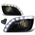 Fit 10-11 Toyota Camry Smoked Lens Oe Bumper Driving Fog Light+LED