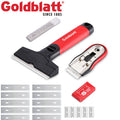 Goldblatt 2PCS Razor Blade Scraper W/15PC Blades Razor Scraper Tool Razor Holder