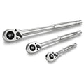 WORKPRO 3-Piece Low Profile Drive Ratchet 1/4" 3/8" 1/2" by WORKPRO
