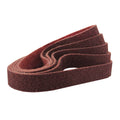 2" x 72" Knife Makers Surface Conditioning Sanding Belt Kit Red, Medium - 5 PACK