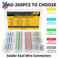 Waterproof Solder Seal Sleeve Terminal Heat Shrink Wire Butt