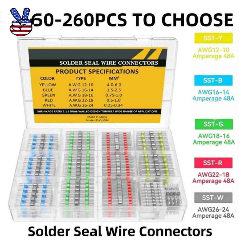Waterproof Solder Seal Sleeve Terminal Heat Shrink Wire Butt