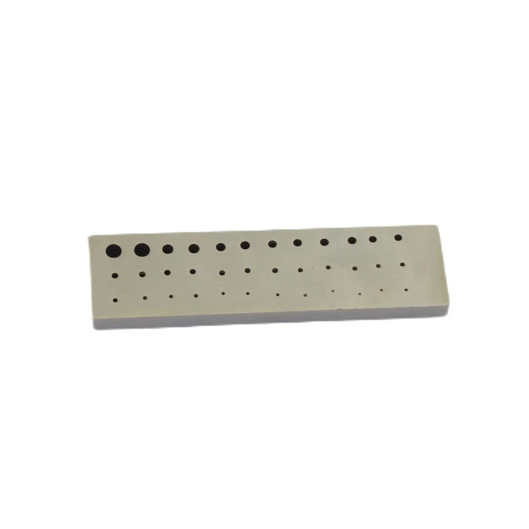 Small Revetting Flat Stake With 36 Holes – Leathercraft Tool, Jewelry