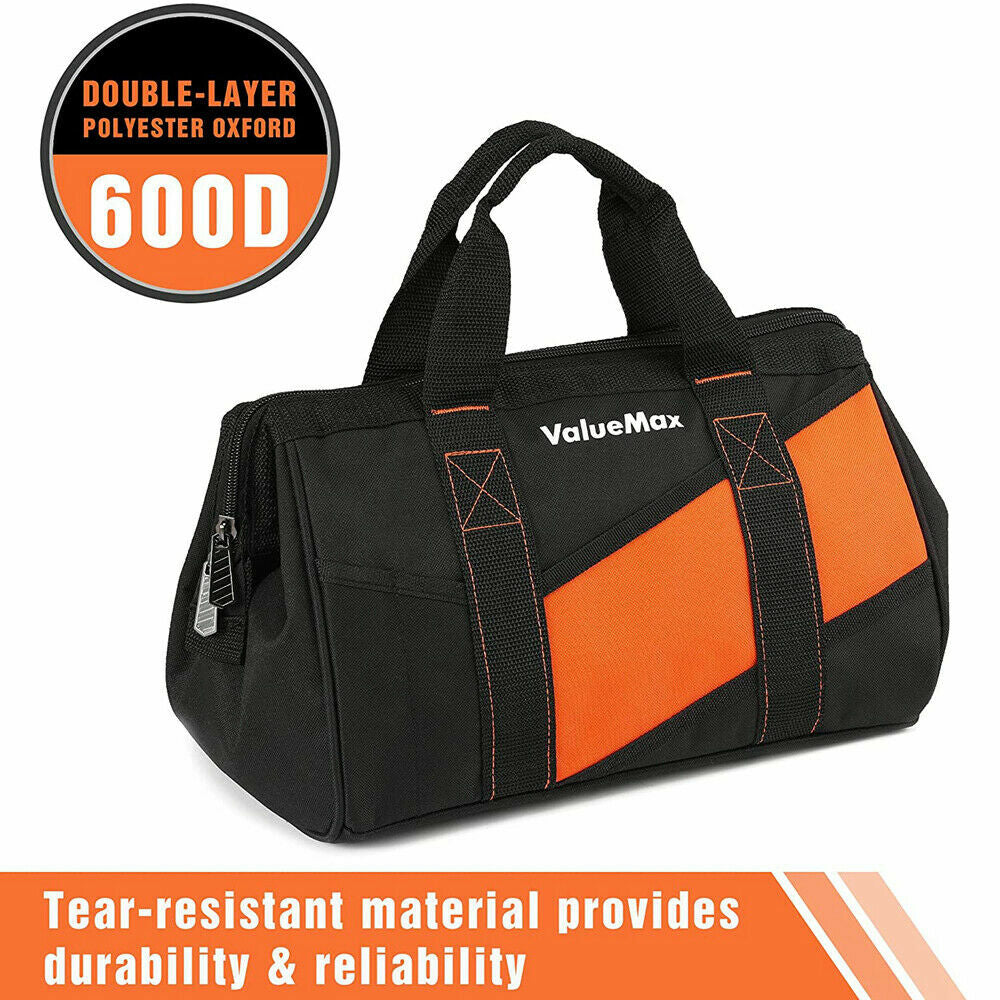 ValueMax 16 Inch Wide Mouth Tool Bag Heavy Duty by ValueMax