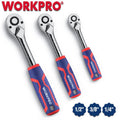 WORKPRO 3PC Ratchet Wrench Set by WORKPRO