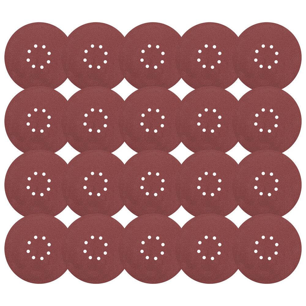 WORKPRO 20PCS 9" 240 Grit Hook-and-Loop Sandpaper Discs by WORKPRO
