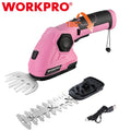 Workpro Cordless Grass Shear Shrubbery Trimmer 2-in-1 Electric