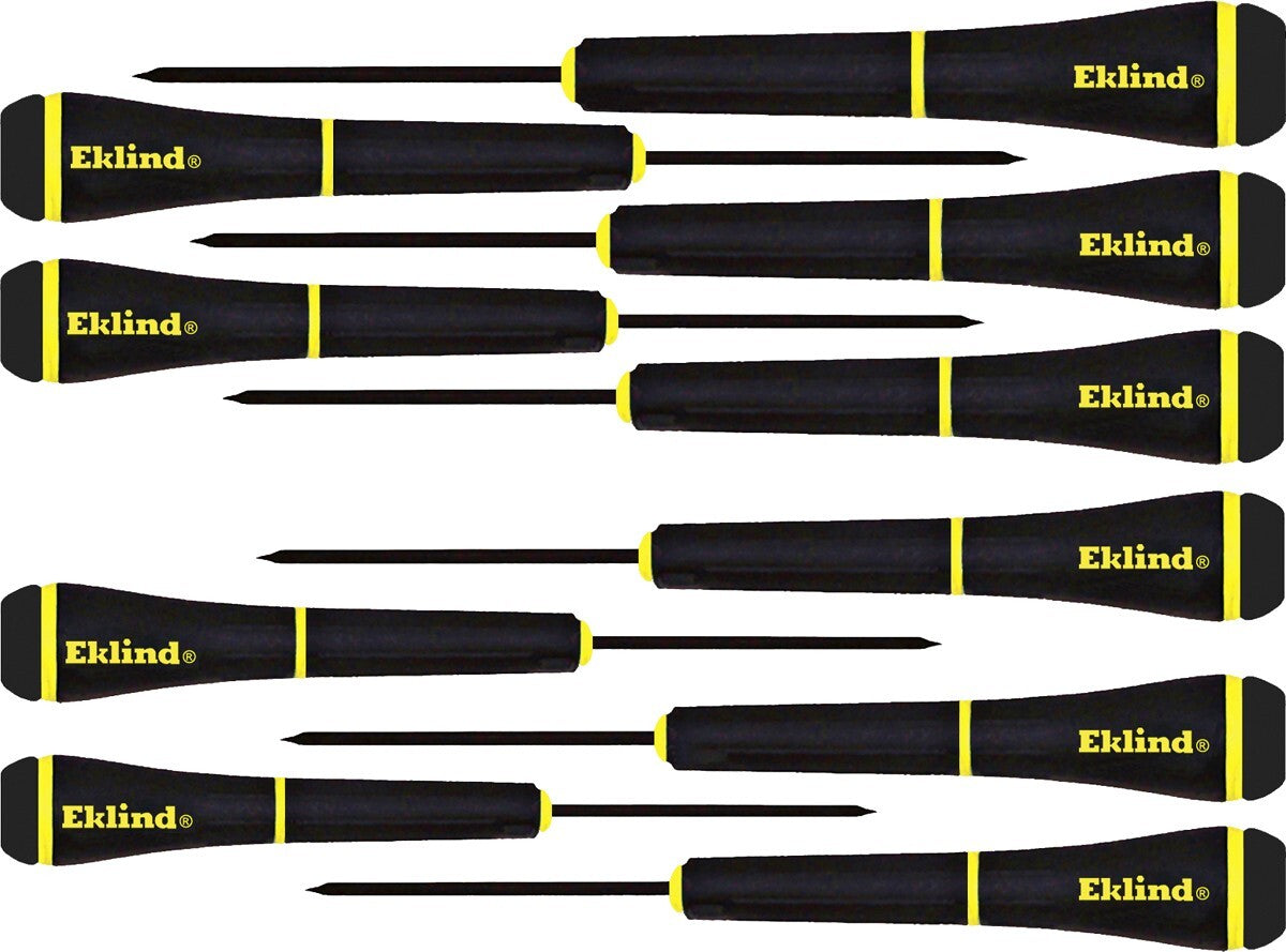 Eklind 10pc Precision Screwdriver Set Comfort Grip