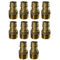 XFITTING 3/4" Pex A x 3/4" Male NPT Adapter - 10 Pack