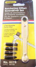 General Tools 5pc Ratcheting Offset Screwdriver Set by General Tools