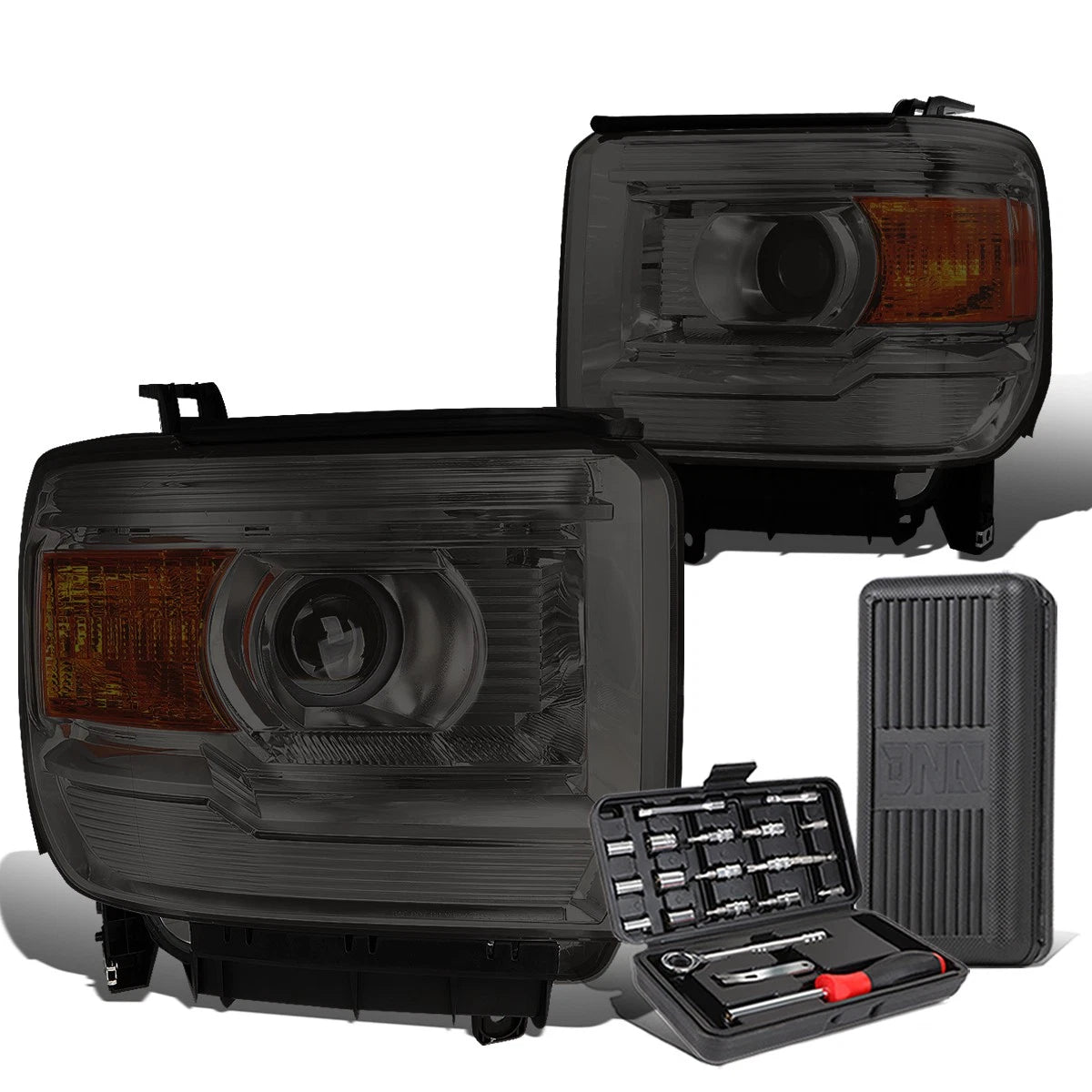 For 2014-2018 Sierra 1500 Pair Smoked/amber Signal | Built Supply Co