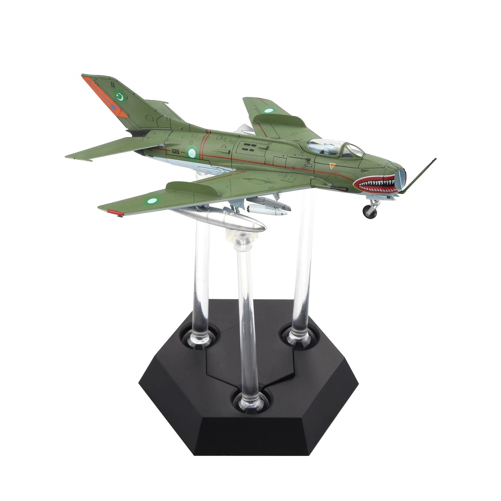Alloy 1/72 Scale Pakistan Air Force J-6 Fighter Aircraft Model Toy