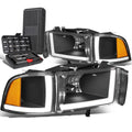 For 1994-2002 Dodge Ram Truck Led Drl Black Amber | Built Supply Co