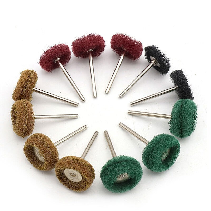 Nylon Polishing Mop Wheel Brush 3mm Shank