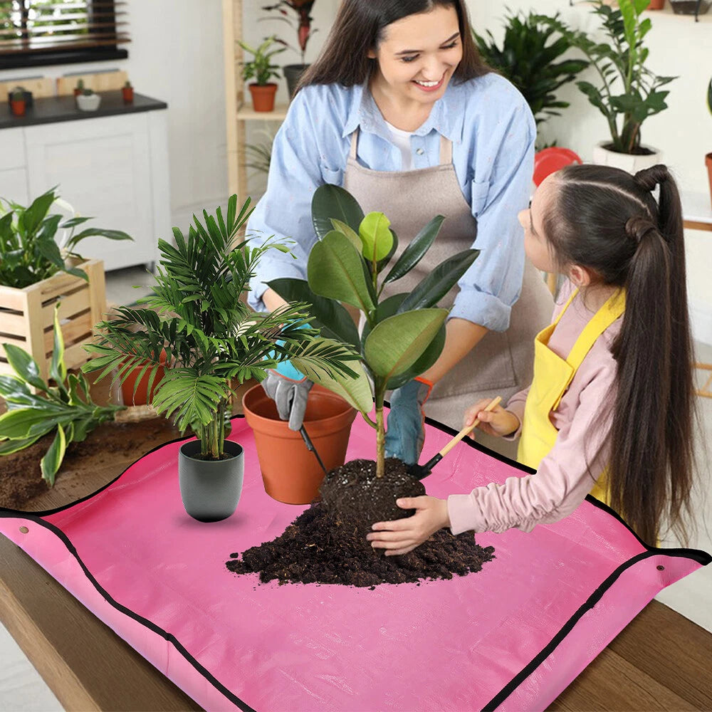 Workpro 39.5"x 31.5" Repotting Mat Thickened Waterproof Soil Change