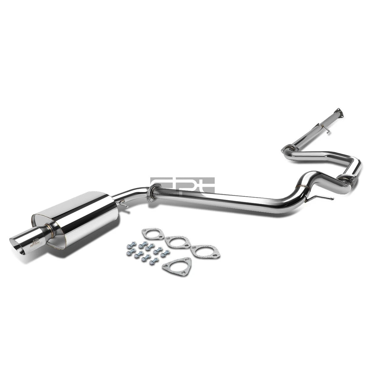 Fit 88-91 Honda Civic Ed/ee/ef/sh 3.5"oval Muffler | Built Supply Co