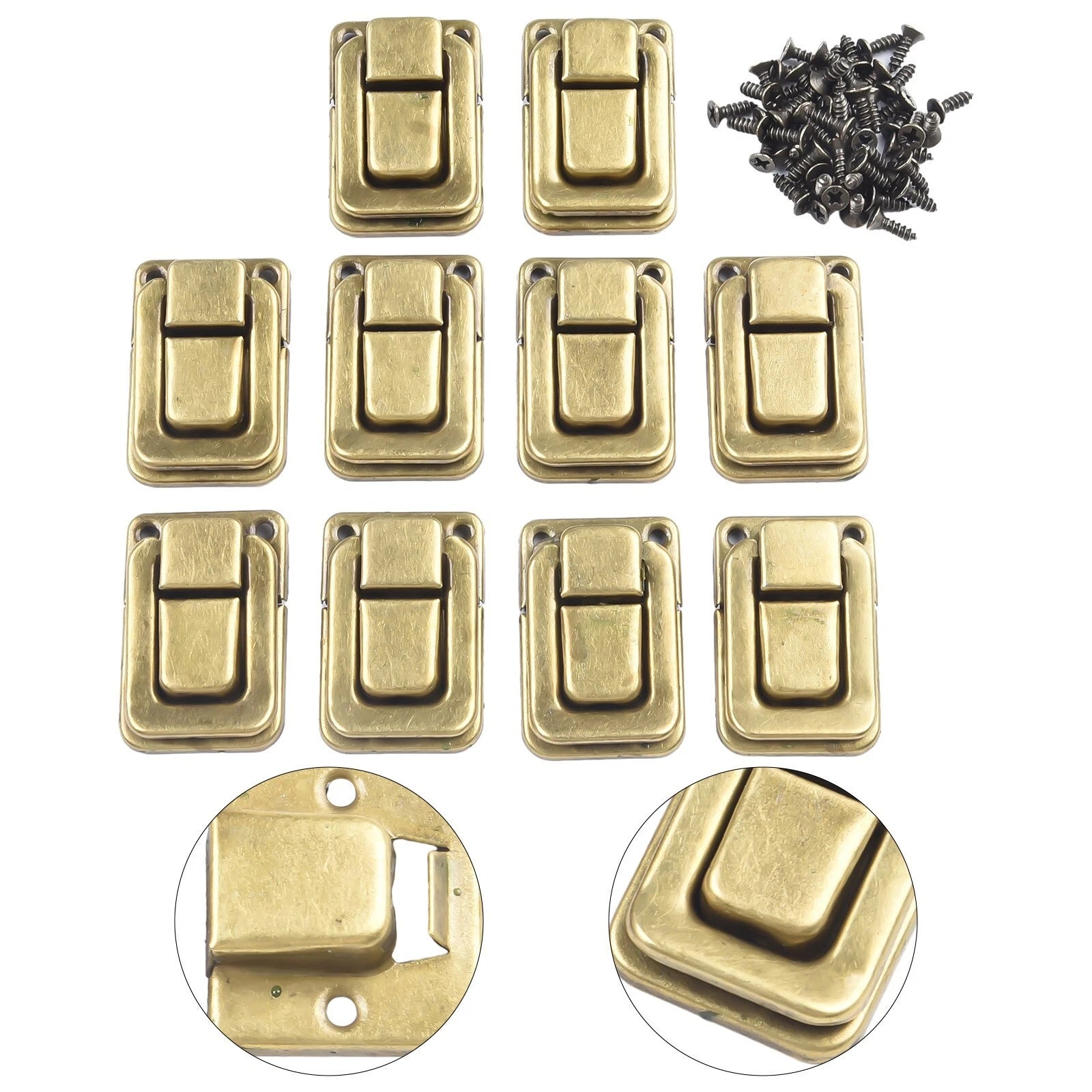 Classic Metal Locks For Antique Boxes And Luggage Retro Buckles