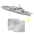 Metal 1:650 Arleigh Burke Class Destroyer 3d Diy Model Building