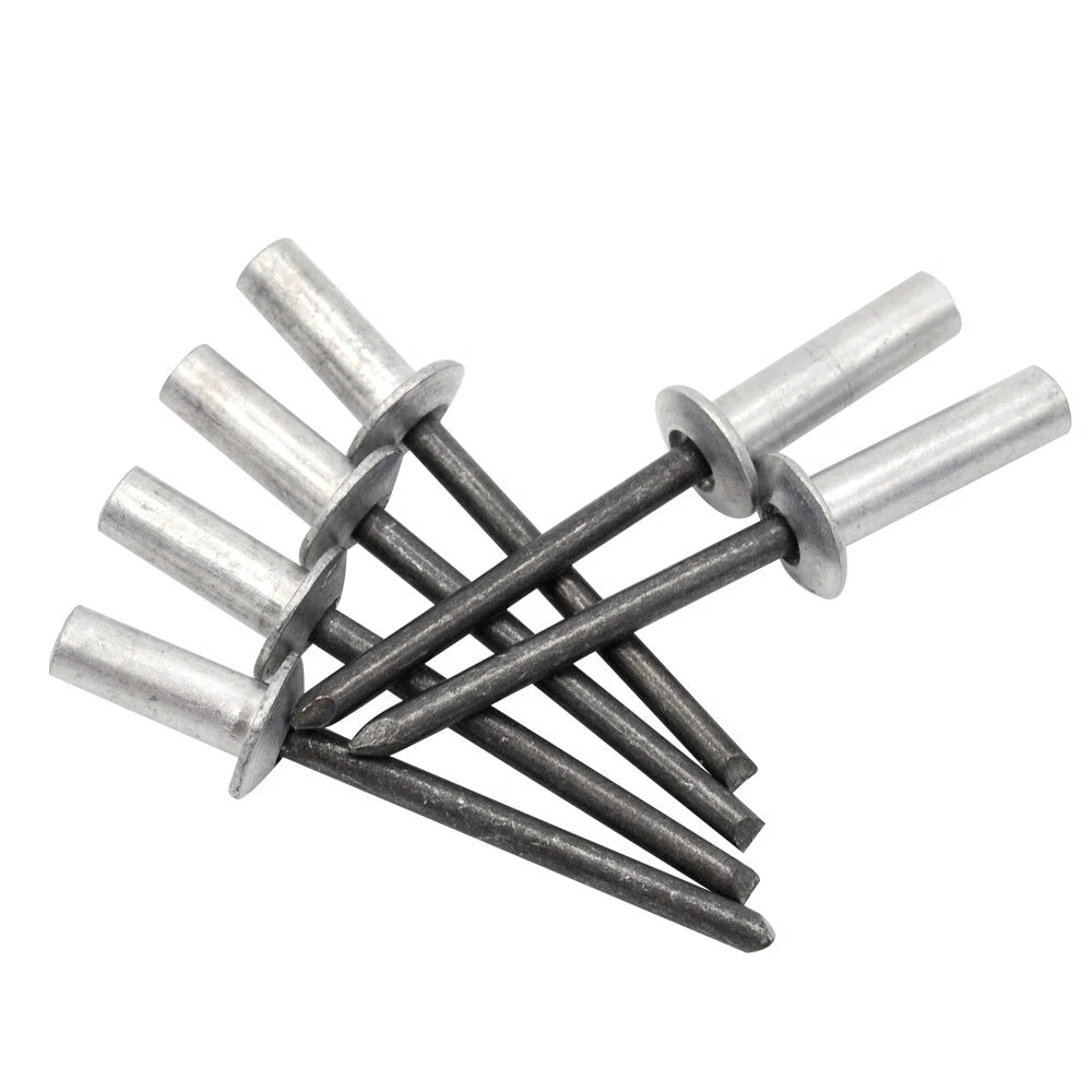 100pcs Aluminum Closed End Domed Blind Rivets 3/16" M4.8 Diameter ISO 15973