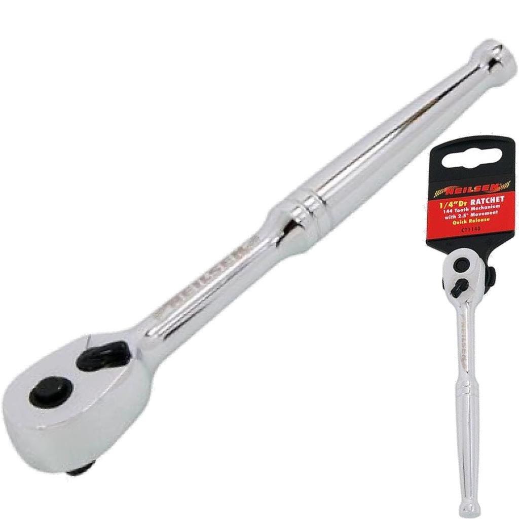 Neilsen Socket Reversible Ratchet Handle 1/4"