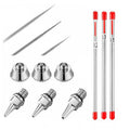 Stainless Steel Airbrush Nozzle Needle Replacement For Airbrushes
