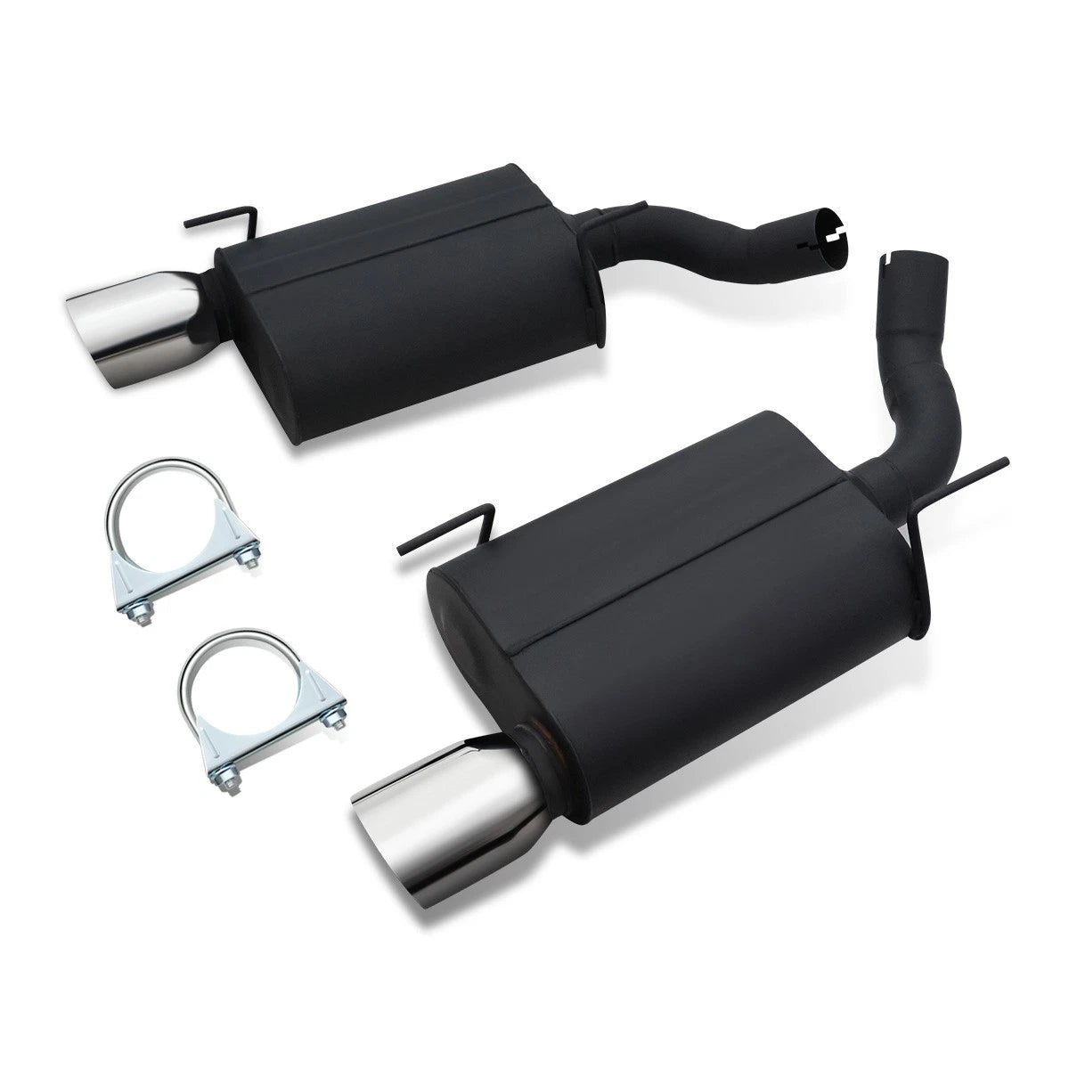 Fit 05-10 Ford Mustang V8 4.6l 5.4l 4"od Stainless | Built Supply Co