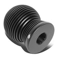 Nrg 65mm Black Heat Sink Spheric Style 6061 Aluminum Threaded Shift
