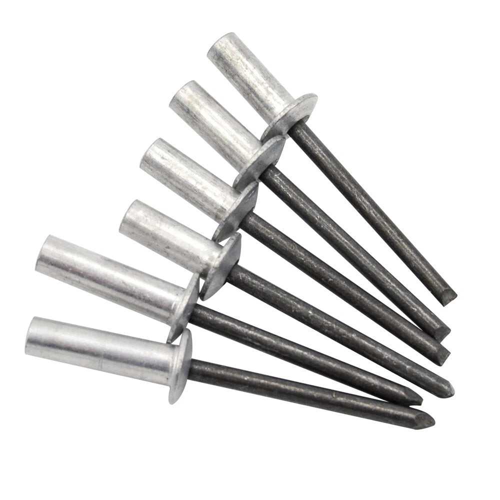 Aluminum Closed End Domed Pop Blind Rivets 1/8" M3.2 Diameter Iso