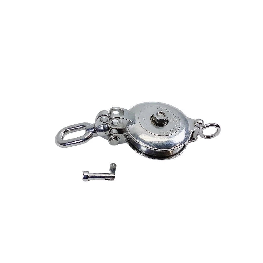 Heavy Duty 5" Sheave Swivel Hoist Lift 4400 Lbs Wll 3/4" Rope