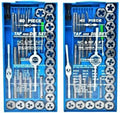 Ate Pro Tap & Die Set Metric Sae Thread Renewing Tools Mm/sae