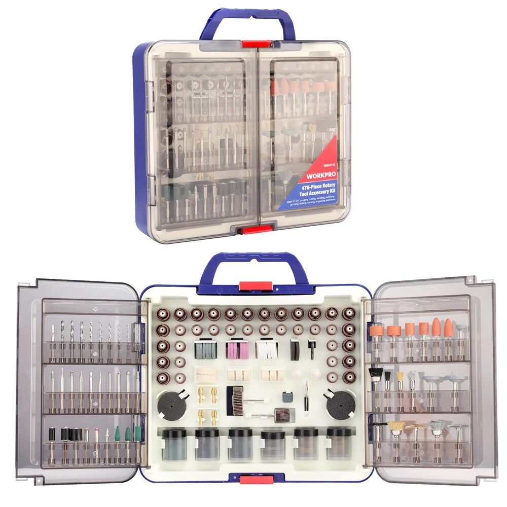 WORKPRO 476PCS All-Purpose Dremel Rotary Tool Accessories Kits with